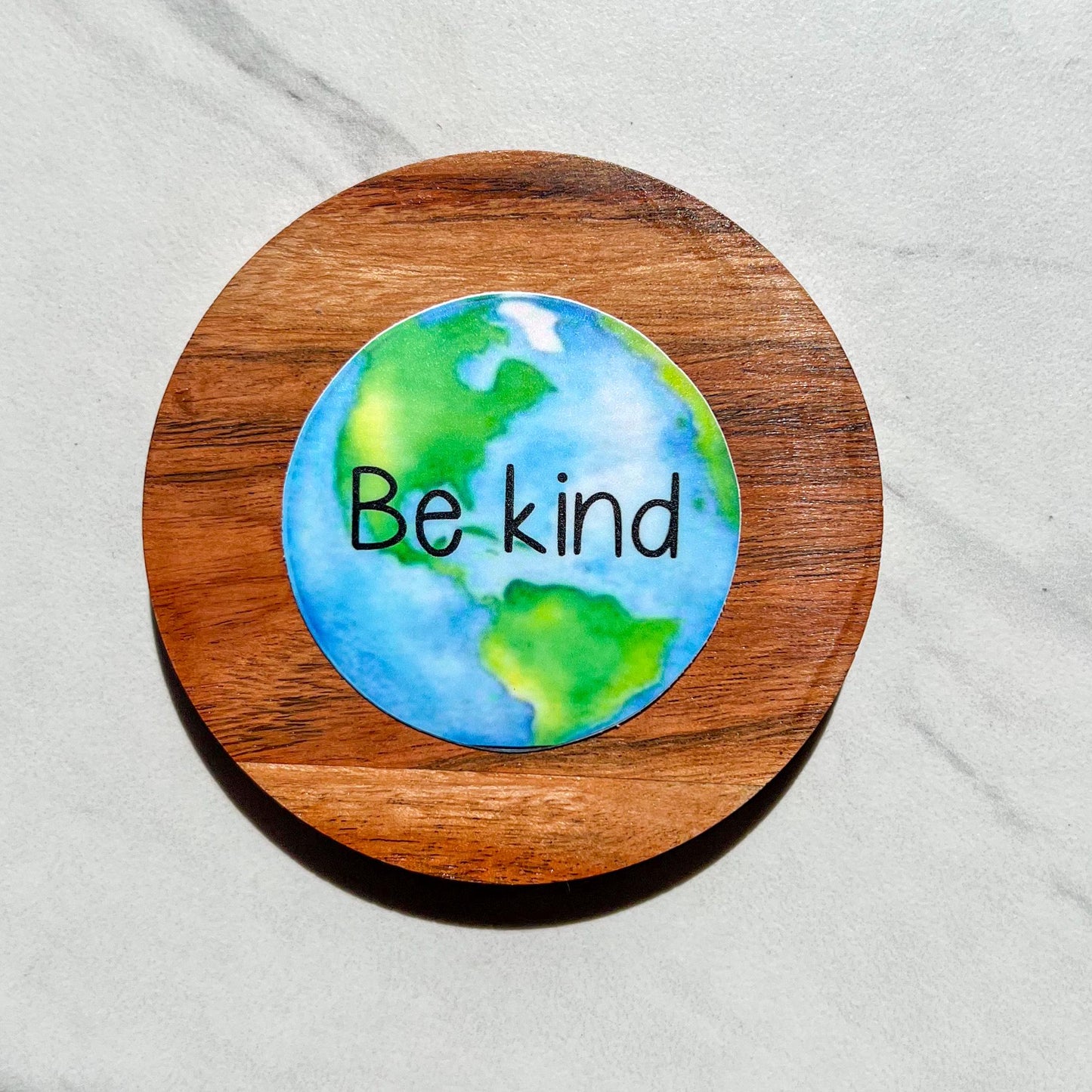 Be Kind sticker, be kind world sticker, be kind tie dye sticker, kids sticker, water bottle sticker for kids, dishwasher safe sticker