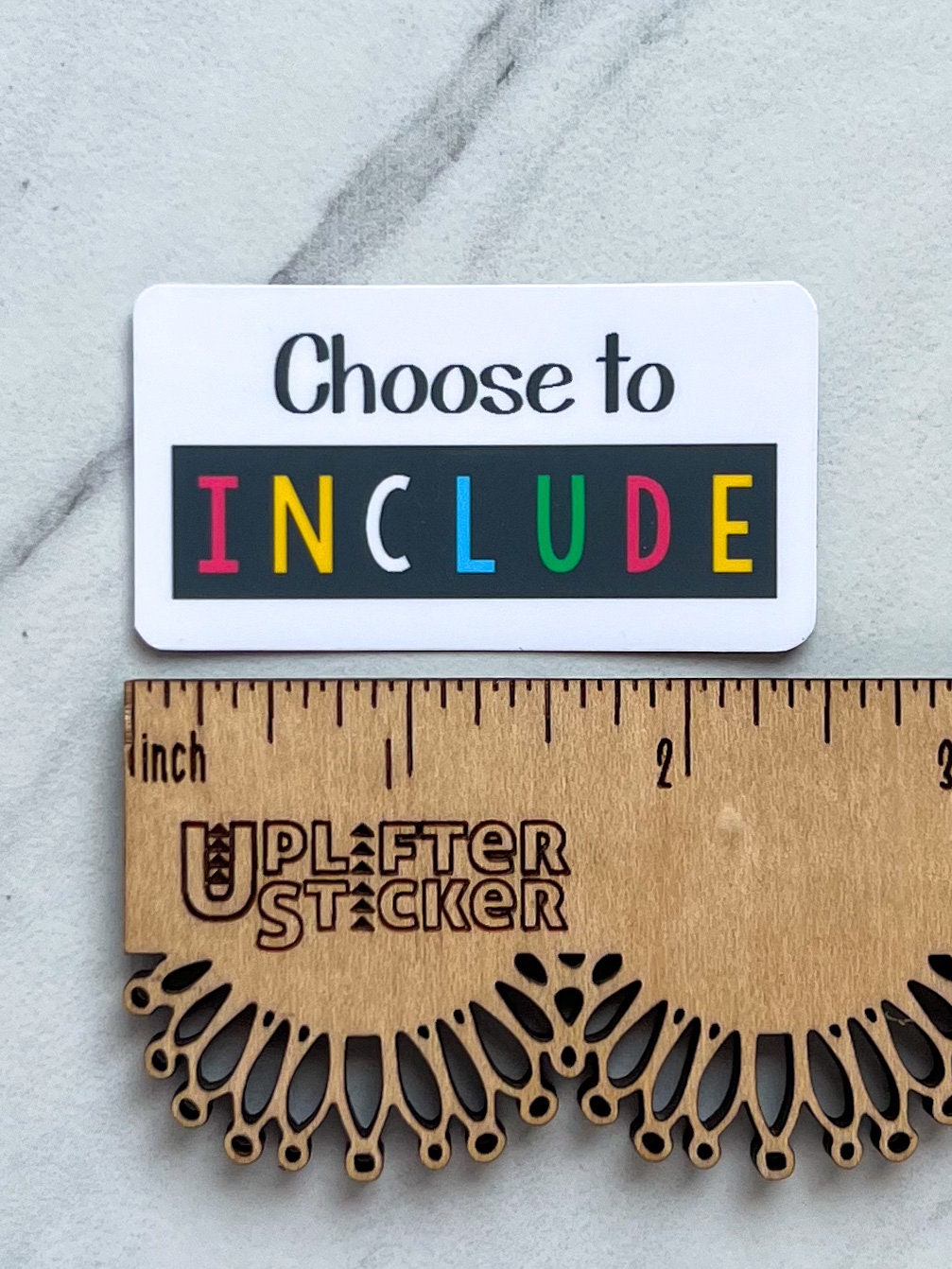 Choose to include sticker, adhd sticker, sensory disorder sticker, therapy sticker, autism sticker, neurodiversity sticker, Down’s syndrome