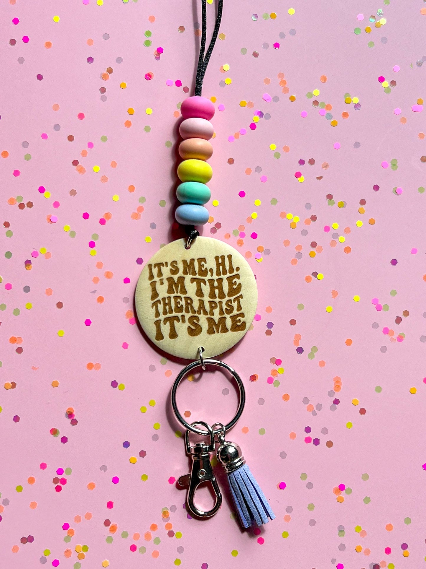 Therapist lanyard, Social worker lanyard, swiftie mental health lanyard, therapist gift, social worker gift, mental health matters gift