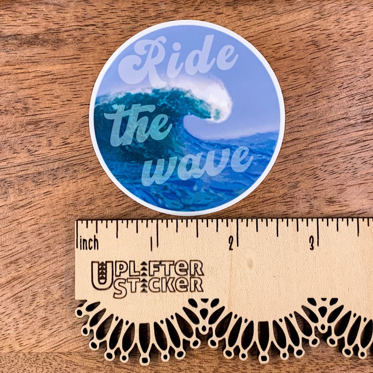 Ride the wave sticker, anxiety sticker, mental health sticker, panic attack sticker, anxiety attack sticker, recovery sticker