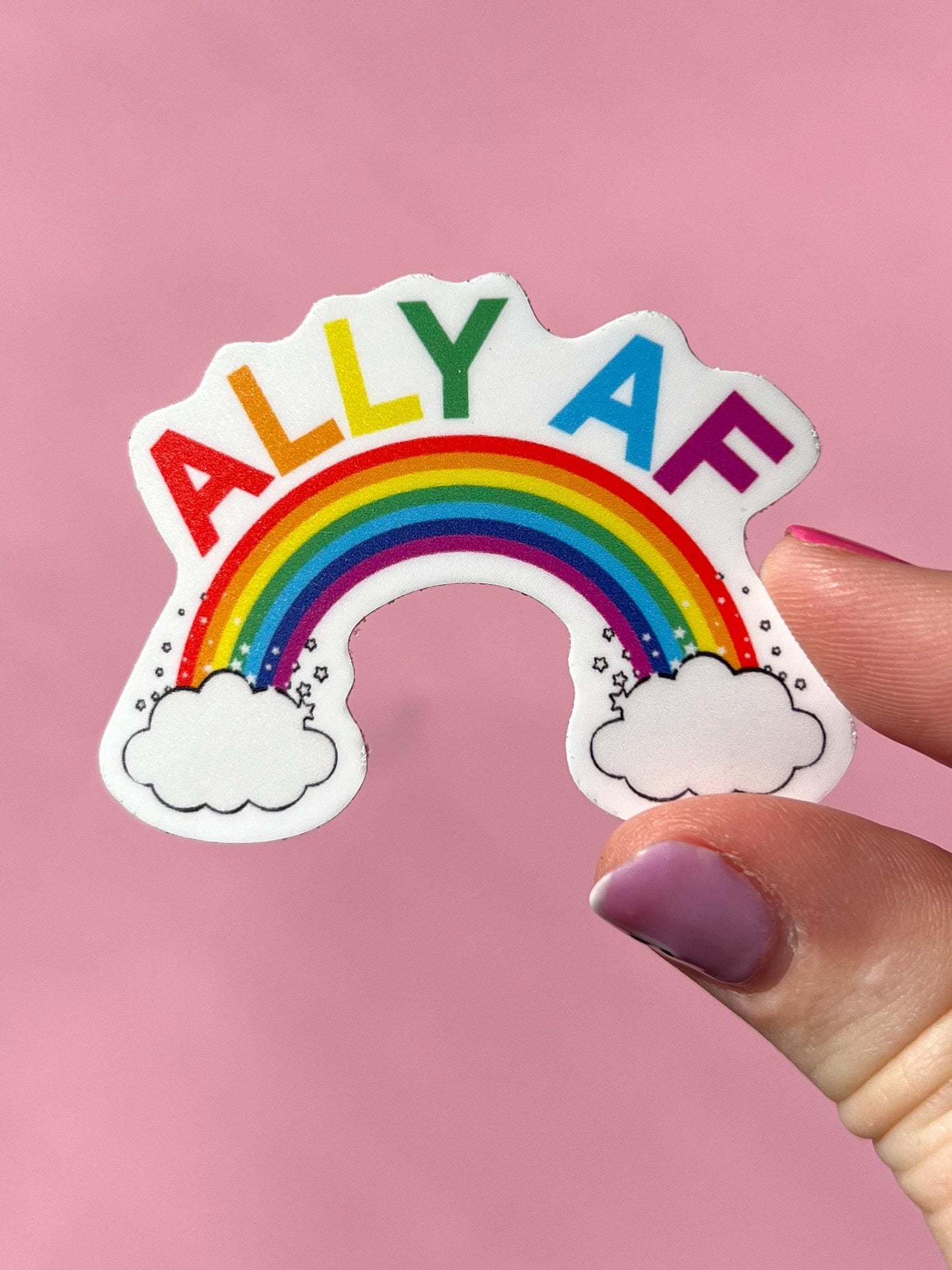 Pride month sticker, lgbtq+ sticker, pride ally sticker, mental health awareness, all proceeds to Trevor Foundation!