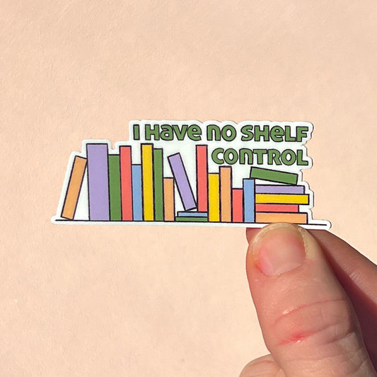 I have no shelf control sticker