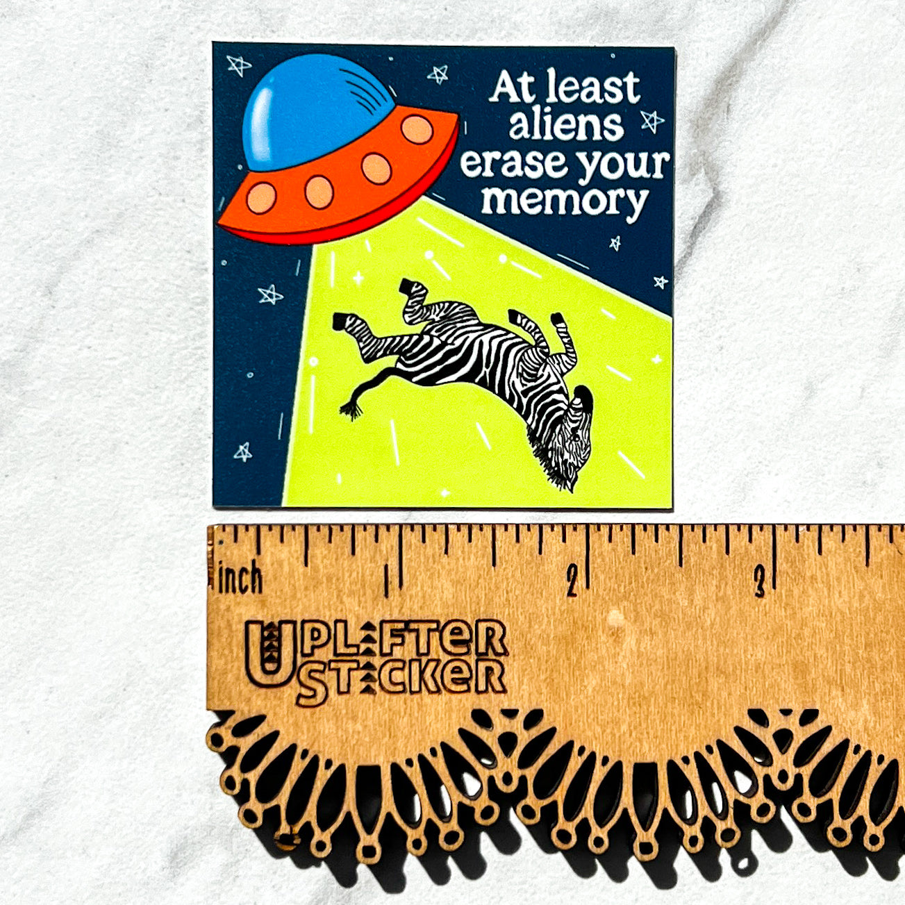 At least aliens erase your memory sticker, hyper mobility decal, ehlers-danlos syndrome sticker, chronic illness decal