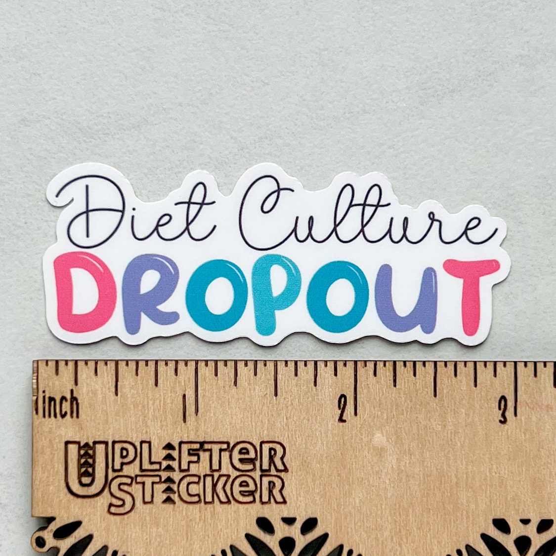 Diet culture dropout sticker, Eating disorder recovery sticker, mental health, NEDA sticker, water bottle sticker, mental health gift, ED