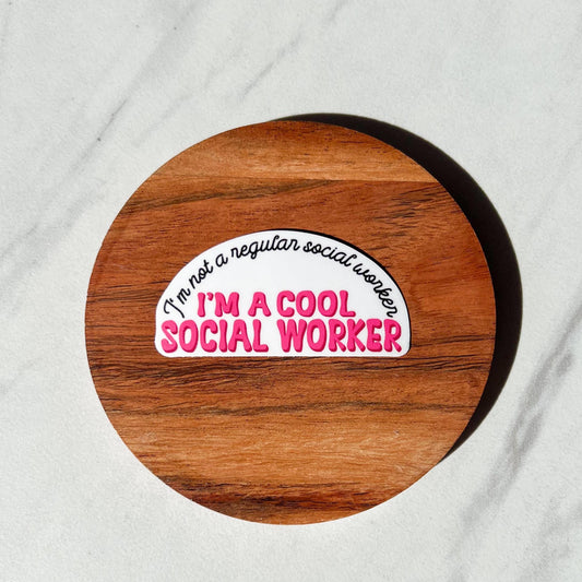 I’m not a regular social worker sticker, therapy sticker, mental health sticker, gift for therapist, I’m a cool social worker