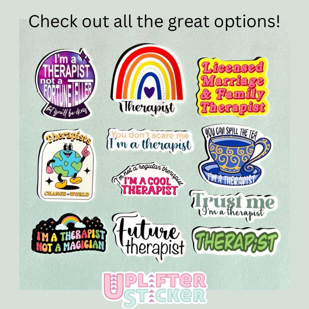 I’m a school counselor, not a magician sticker, therapy sticker, mental health sticker, gift for therapist, stocking stuffer, funny sticker