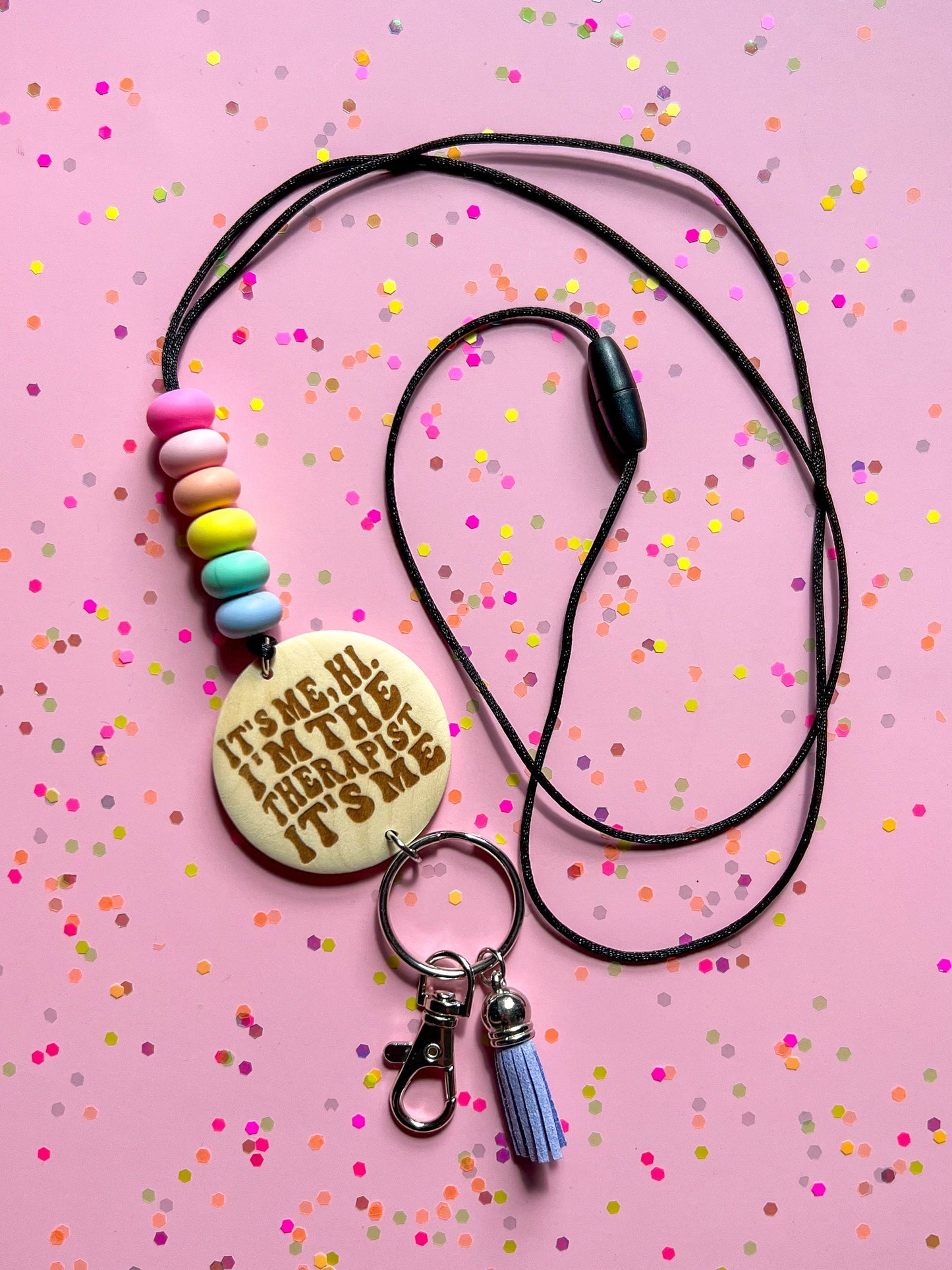 Therapist lanyard, Social worker lanyard, swiftie mental health lanyard, therapist gift, social worker gift, mental health matters gift